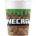 Minecraft 8-teiliges Pappbecherset 200ml
