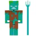 Minecraft: Ertrunkener Zombie Spielfigur - Mattel