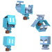 Minecraft: Flippin Figs umwandelbare Figur – Allay und Vindicator – Mattel