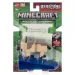 Minecraft: Kastanienbrauner Wolf, Wolfs-Charakter-Spielfigur mit Zubehör – Mattel