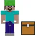 Minecraft: Steve Unterwasser-Figur – Mattel