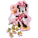 Minnie Maus Konturen 50-teiliges Holzpuzzle - Trefl