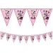 Minnie Maus und Daisy gemusterte Party-Wimpelkette