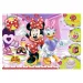 Minnie und Daisy Glitzer-Puzzle 100 Teile - Trefl