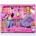 Modepuppe Spielset mit Baby und Zubehör