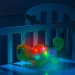 Molto: GusyLuz Plüsch-Chamäleon Schlafbegleiter mit Licht