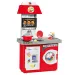 Molto: Rote Spielküche 14-teiliges Set 27x57x97cm