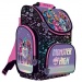Monster High schwarz-lila ergonomischer Schulranzen, Rucksack 35,5x27,5x16cm