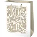 Mr. und Mrs. mittelgroße Hochzeit-Geschenktasche 18x10x23cm