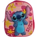 Must: Abgerundeter Kindergartenrucksack mit Stitch-3D-Motiv 26 x 10 x 32 cm
