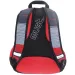 Must: Rot-Schwarz 2-in-1 vierfach unterteilte Schultasche, Rucksack 47x25x33cm