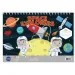 NASA kreatives Malbuch mit Aufklebern und Schablonen in mehreren Varianten