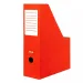 Nebulo: Dokumentenhalter 80 mm, zusammenklappbar, aus Karton, rot