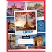 Nebulo: Geheftetes, liniertes Heft mit Paris-Muster, 80 Blatt, 32 Zeilen, A4