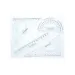 Nebulo: Lineal-Set 4-teilig mit 15 cm Lineal