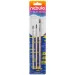 Nebulo: Pinsel mit naturbelassenem Holzgriff, 3er-Set (4-6-10)