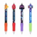Nebulo: Pixel Gamer Druckknopf-Gelstift, radierbar, verschiedene Ausführungen, 1 Stück