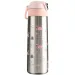 Nebulo: Wabo Edelstahl-Thermosflasche mit silbernem Flamingo 450ml