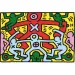 Novo Art: Keith Haring - Unbetiteltes Gemälde 1000-teilige Puzzle - Clementoni