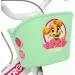 Paw Patrol Skye 14" Kinderfahrrad mit Korb und Puppensitz in Rosa-Mintgrün – Dino Bikes Fahrrad