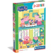 Peppa Wutz 2 x 20-teiliges Supercolor-Puzzle - Clementoni