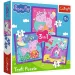 Peppa Wutz 3-in-1 Puzzle mit 20-36-50 Teilen – Trefl
