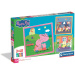 Peppa Wutz 3x48-teiliges Super Color Puzzle - Clementoni