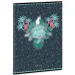 Pink Flamingo kariertes Heft A/4