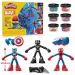 Play‑Doh: Marvel – Heldenhafte Abenteuer Knet‑Set mit 3 Figuren – Hasbro Bild 2