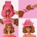 Play-Doh: Barbie Blumenmuster und Fransen Knetset – Hasbro