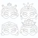 PlayBox: Prinzessinnen 12er-Set Papiermasken