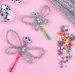 PlayBox: Silberfarbene Chenille-Fäden 100 Stück 6mm
