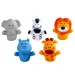 Playgo: Safari-Tiere 5-teiliges Fingerpuppen-Set