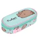 Pusheen Katzen ovales Federmäppchen in Türkis, 23 cm
