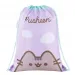 Pusheen lilafarbener Turnbeutel, Sportbeutel 43x34 cm