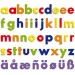 Quercetti: Magnetische Kleinbuchstaben 288-teiliges Set