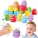 Quercetti: Momy Soft 18-tlg. weiches Rassel-Baustein-Set
