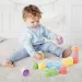 Quercetti: Momy Soft 18-tlg. weiches Rassel-Baustein-Set