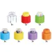 Quercetti: Momy Soft 8-teiliges sensorisches weiches Baustein-Set mit Licht und Sound