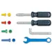 Quercetti: Tecno Toolbox Kunststoff-Baukasten 320-teilig