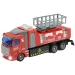 RC ferngesteuertes Hubarbeitsbühnen-Feuerwehrauto mit Lichteffekten, Maßstab 1/48, 18 cm