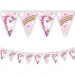 Regenbogen-Einhorn-Party-Wimpelkette