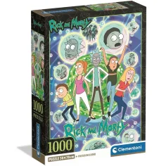 Rick und Morty 1000-teiliges Puzzle - Clementoni Bild 1
