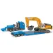 SIKU MAN Schwertransporter mit Liebherr Bagger 1/87