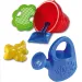 Sandkasten-Set mit gewelltem Eimer, 5-teilig - D-Toys