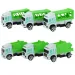 Sanitation Truck: 12-teiliges Müllwagen-Set 1/64