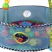 Schildkröten-Babypool mit Bällen und Zubehör 70x90cm