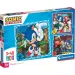 Sonic 3x48 Stück Supercolor Puzzle - Clementoni