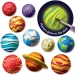 Sonnensystem-Gipsabguss-Set Bild 2