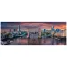 Sonnenuntergang auf der Themse HQC 1000-teiliges Panorama-Puzzle mit Poster - Clementoni